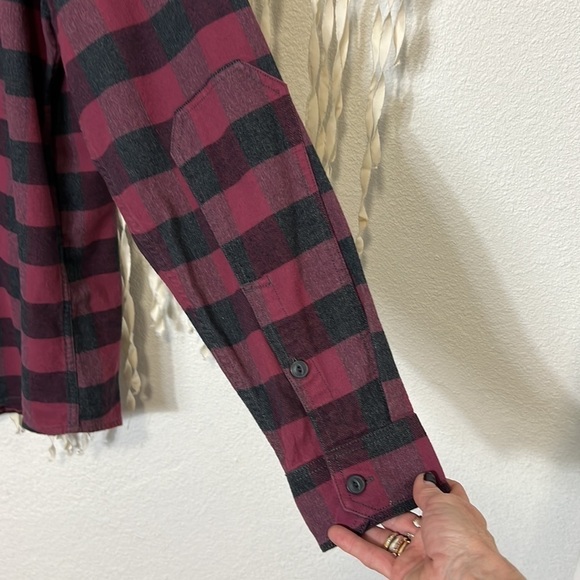 HAWX Work Wear Plaid Flannel Shirt Size M - Picture 7 of 12